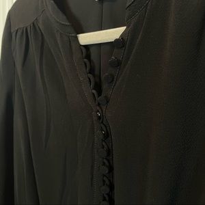 H&M Black Button Dress